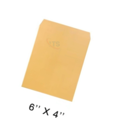 6''x4'' Size Envelopes Brown (Pack of 500 Envelopes)